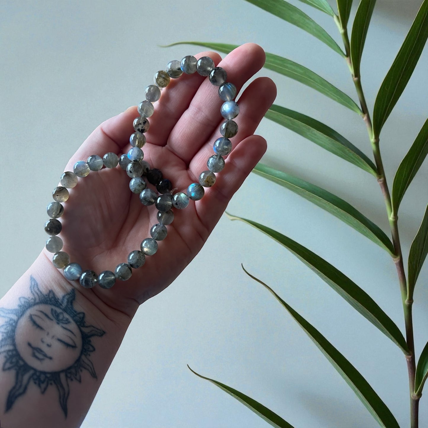 Bracelet en Labradorite 8mm