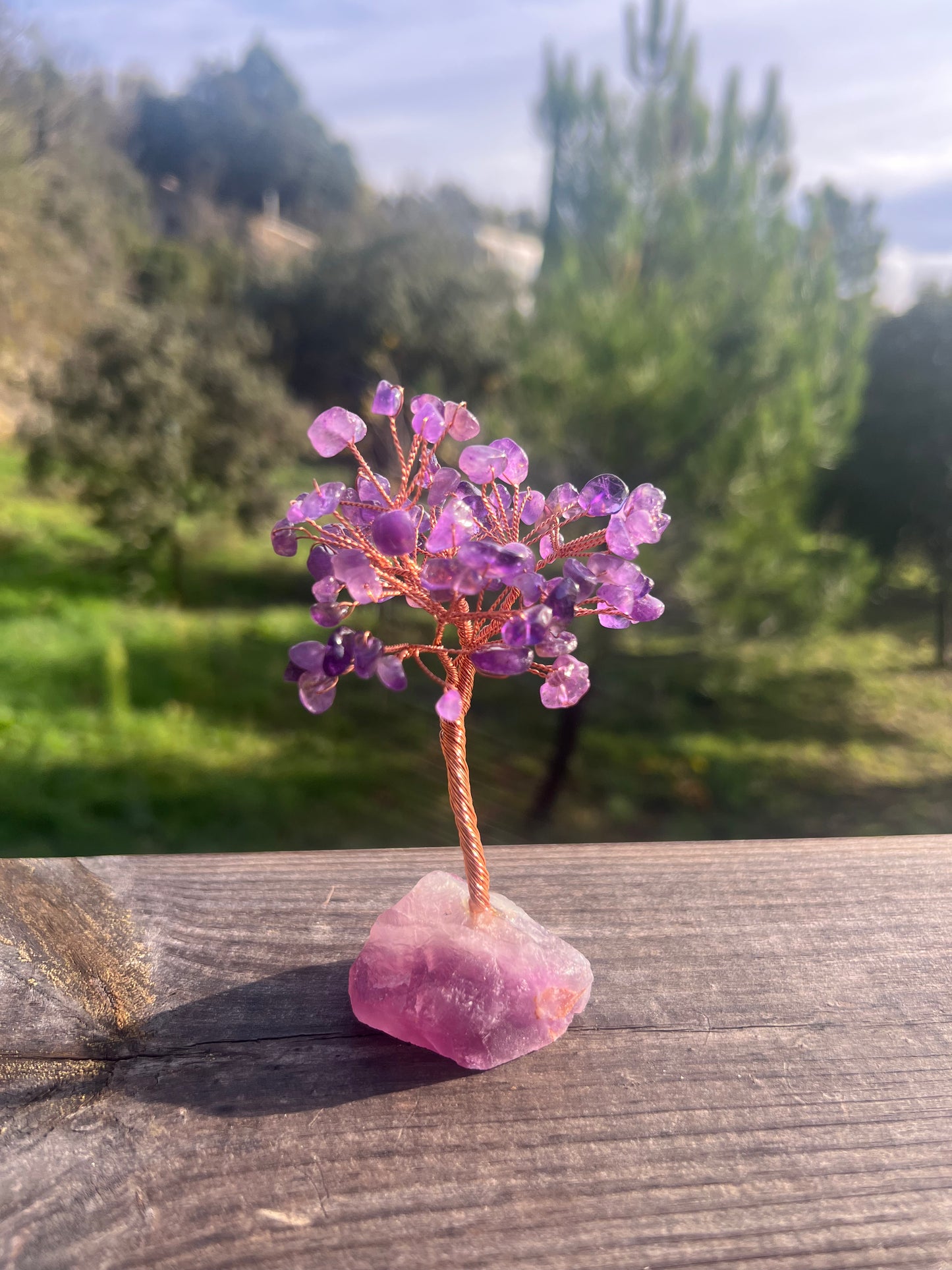 Arbre de vie en Améthyste ou Aventurine