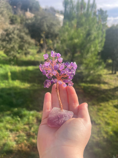 Arbre de vie en Améthyste ou Aventurine