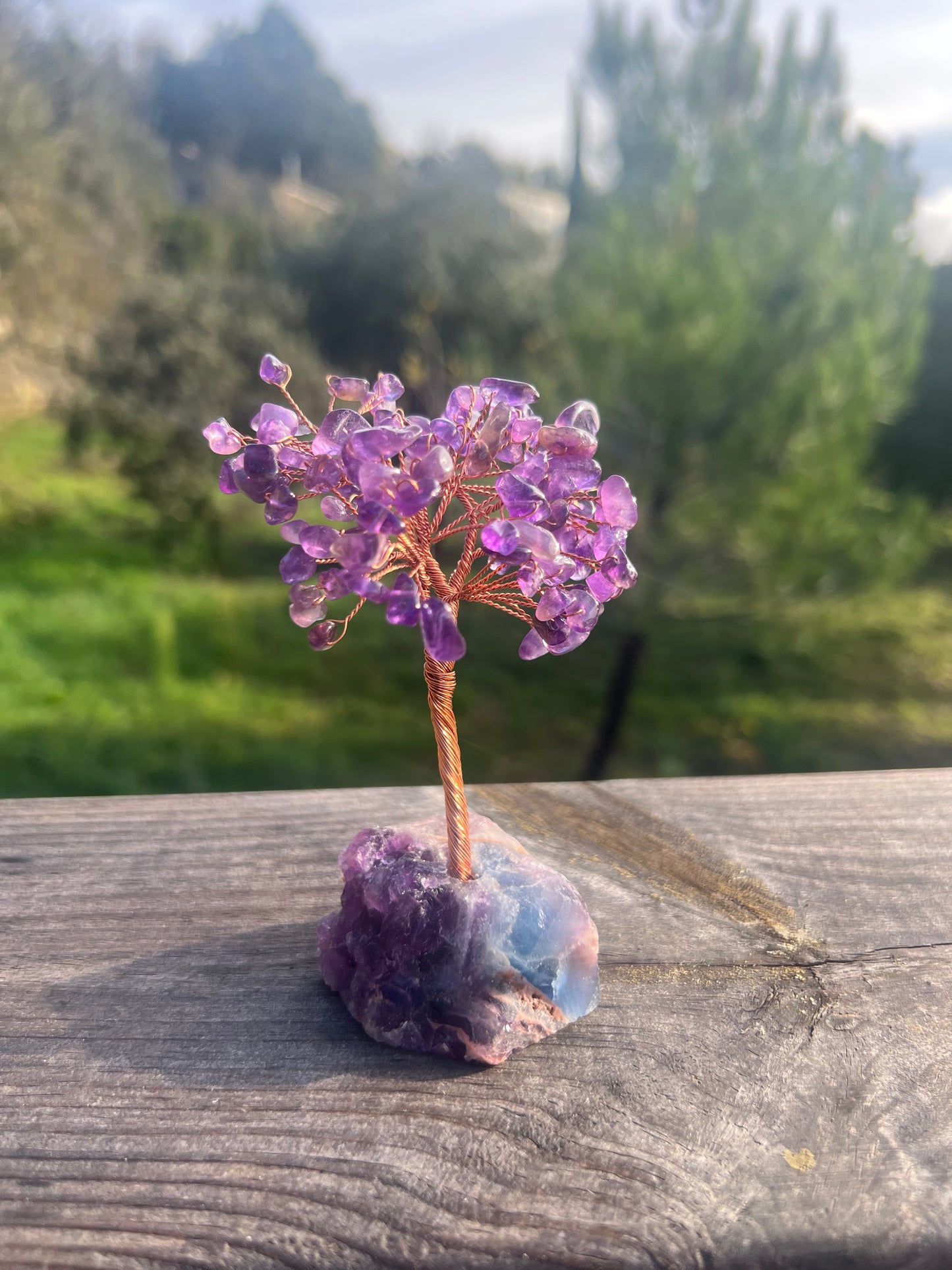Arbre de vie en Améthyste ou Aventurine