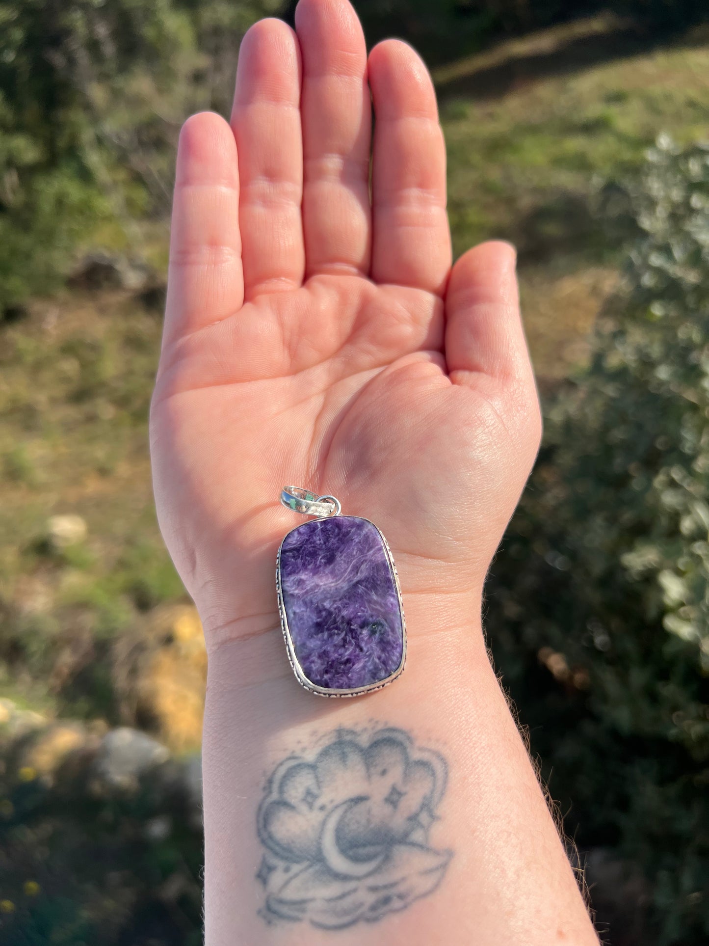 Pendentif en Charoïte