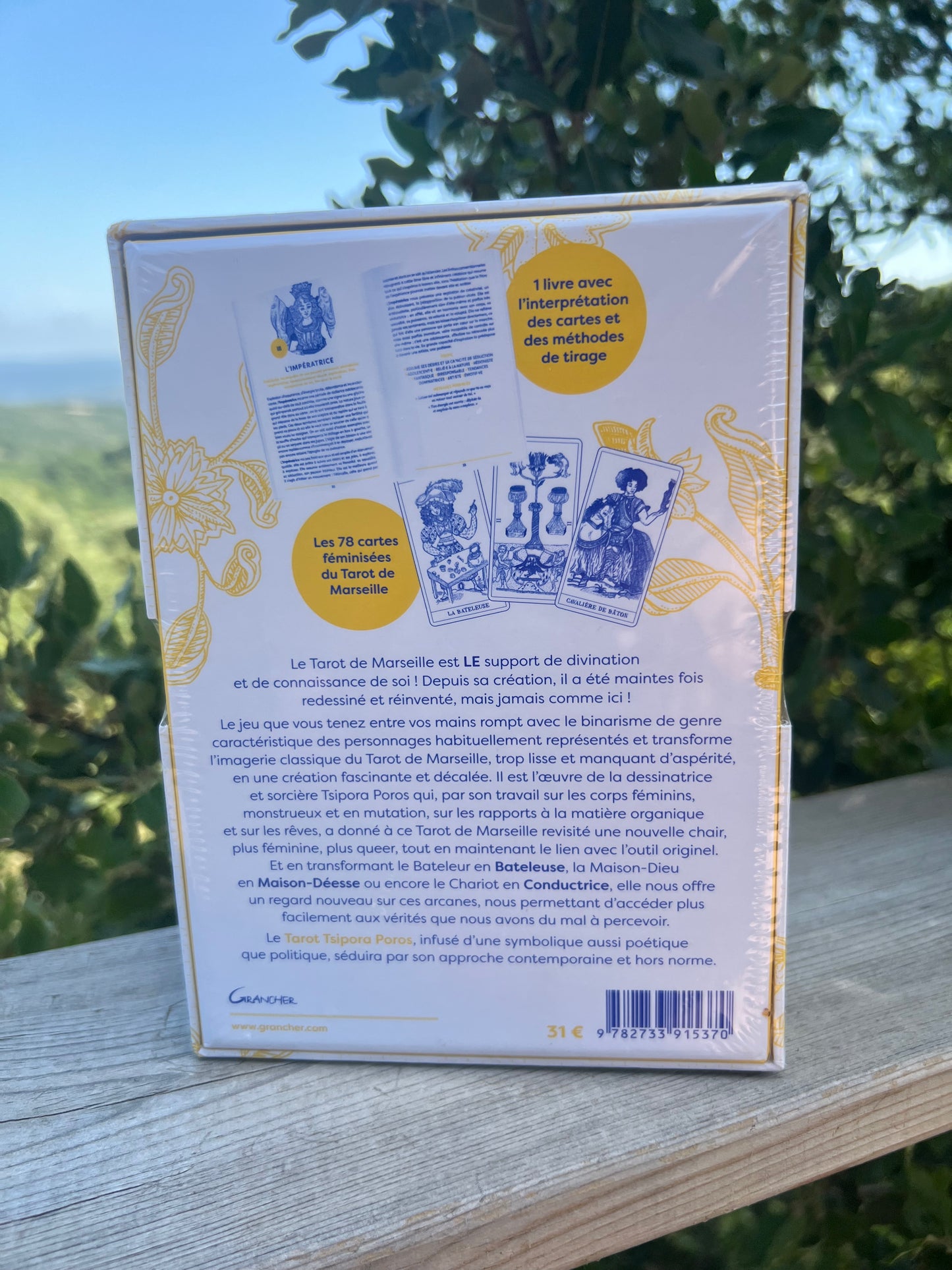 Tarot Tsipora Poros - Tarot de Marseille aux féminins