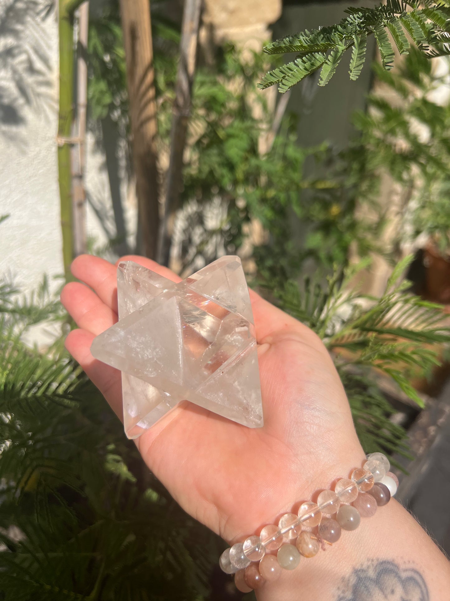 Merkaba en Cristal de roche