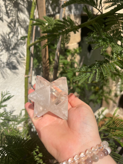 Merkaba en Cristal de roche
