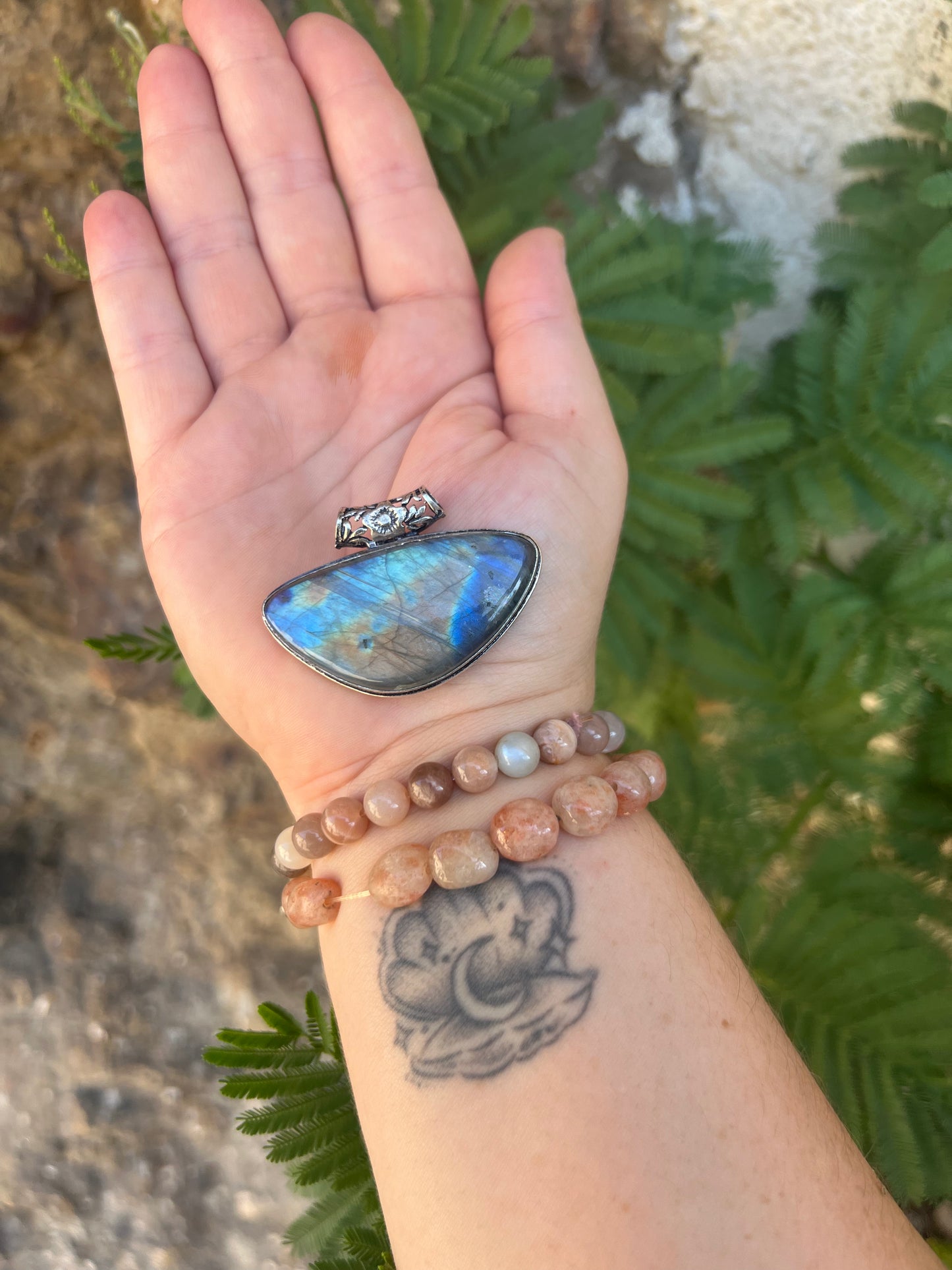 Pendentif en Labradorite