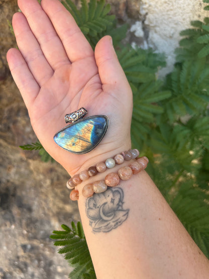 Pendentif en Labradorite