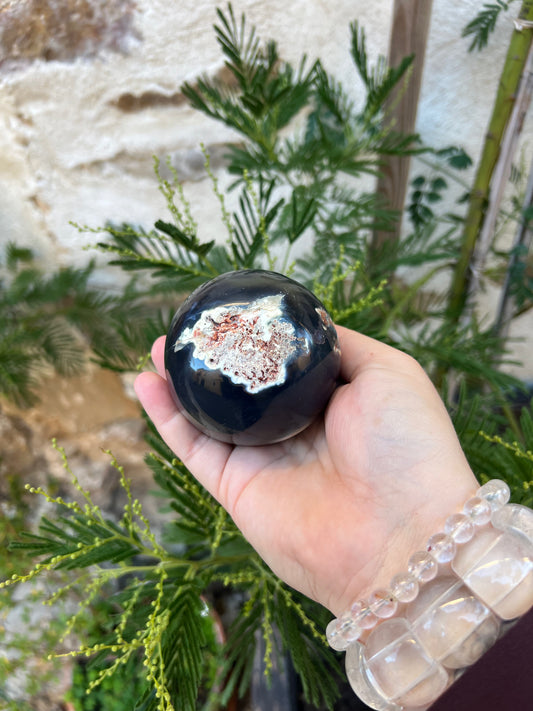 Sphère en Agate orque