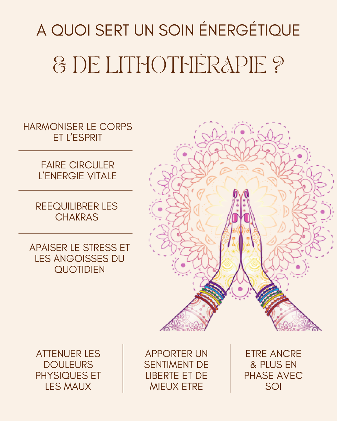 Séance énergétique & Lithothérapie à distance