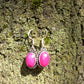 Boucles d'oreilles en Rubis