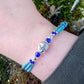 Bracelet Tibétain en Turquoise Africaine, perles fantaisies & Bouddha