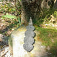 Porte encens Bouddha feuille d'argent