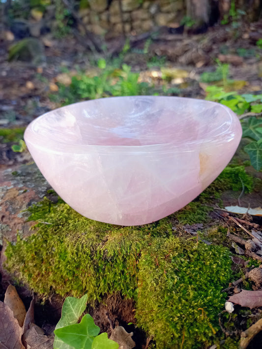 Coupelle en Quartz Rose