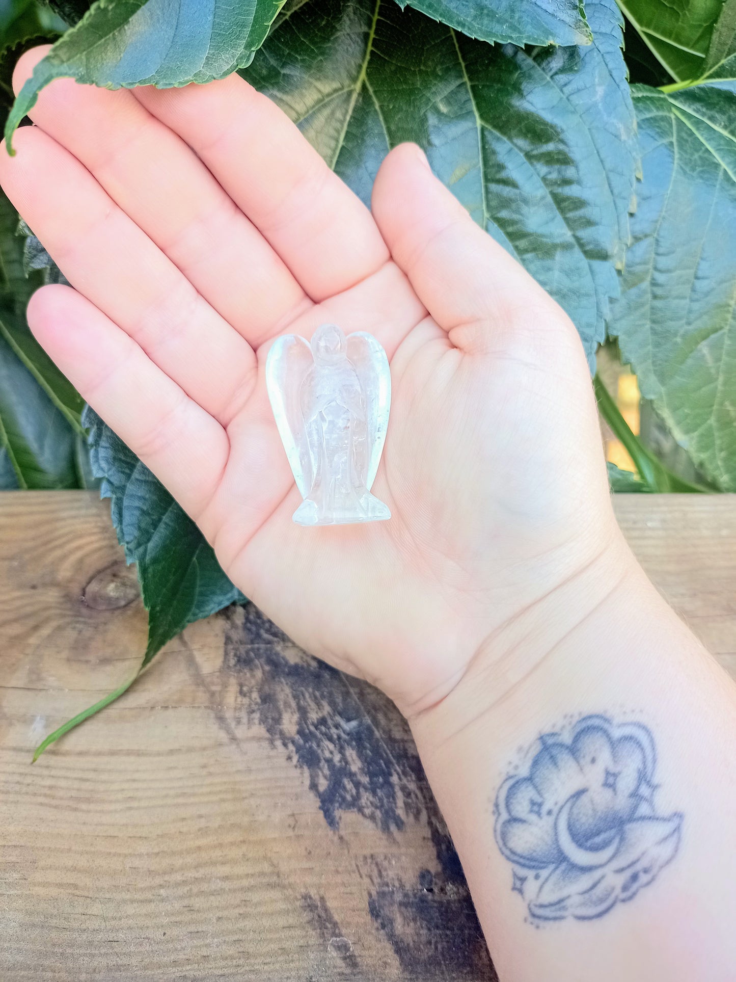 Ange en Cristal de Roche - Quartz Transparent