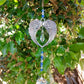 Mobile Ailes d'ange Feng shui avec sphère en verre