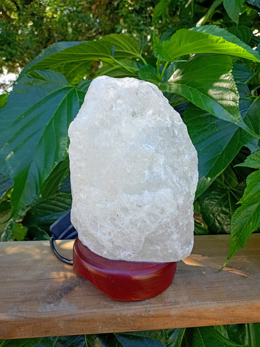 Lampe en Cristal de Roche - Quartz transparent