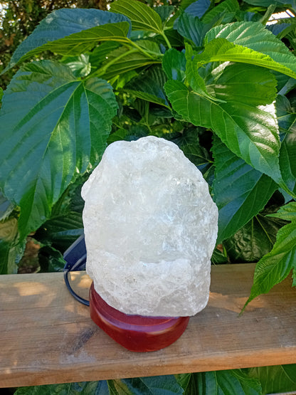Lampe en Cristal de Roche - Quartz transparent