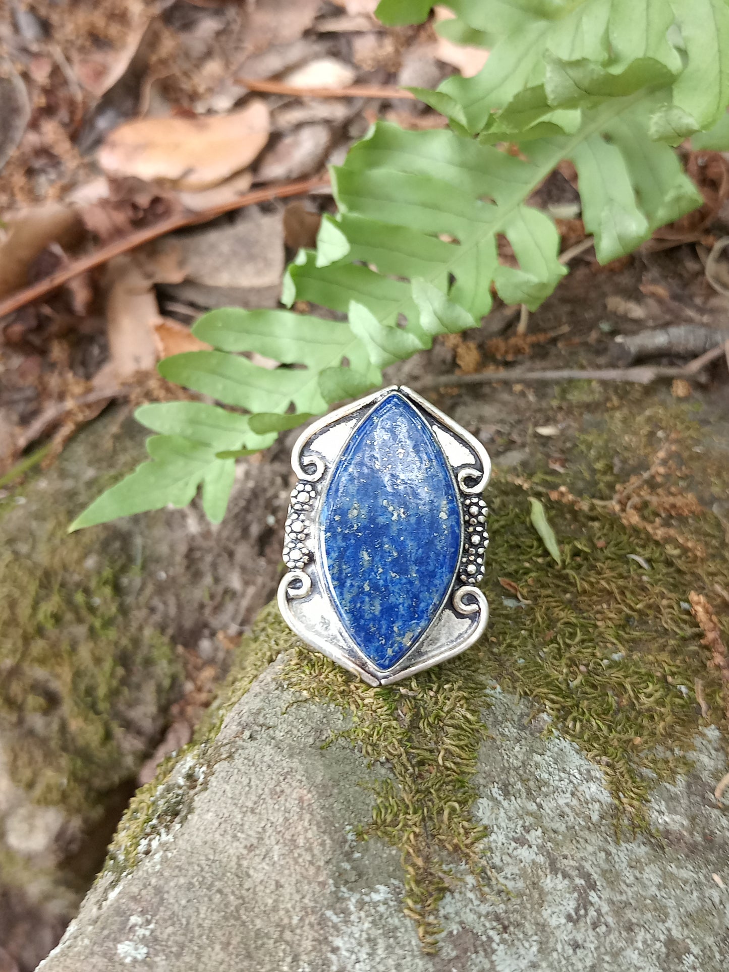 Bague en Lapis-Lazuli taille 52