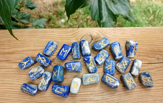 Runes en Lapis-Lazuli