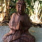 Statue Bouddha en bois