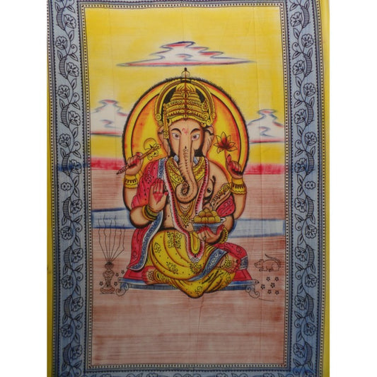 Tenture Ganesh multicolore modèle moyen