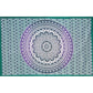 Tenture Mandala vert & violet modele moyen